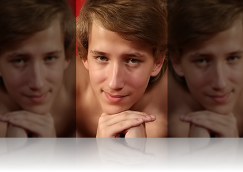 Thursday, August 20th, 2009: Scott. On a red bed Thursday, August 20th: Scott. On a red bed