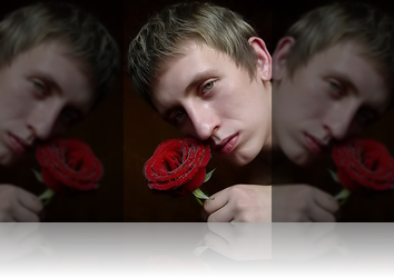 Sunday, August 16th, 2009: Ingo. Beautiful boy with a rose Sunday, August 16th: Ingo. Beautiful boy with a rose