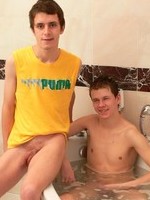 hard-core swimmers jizz young man gag bubble butt sucking